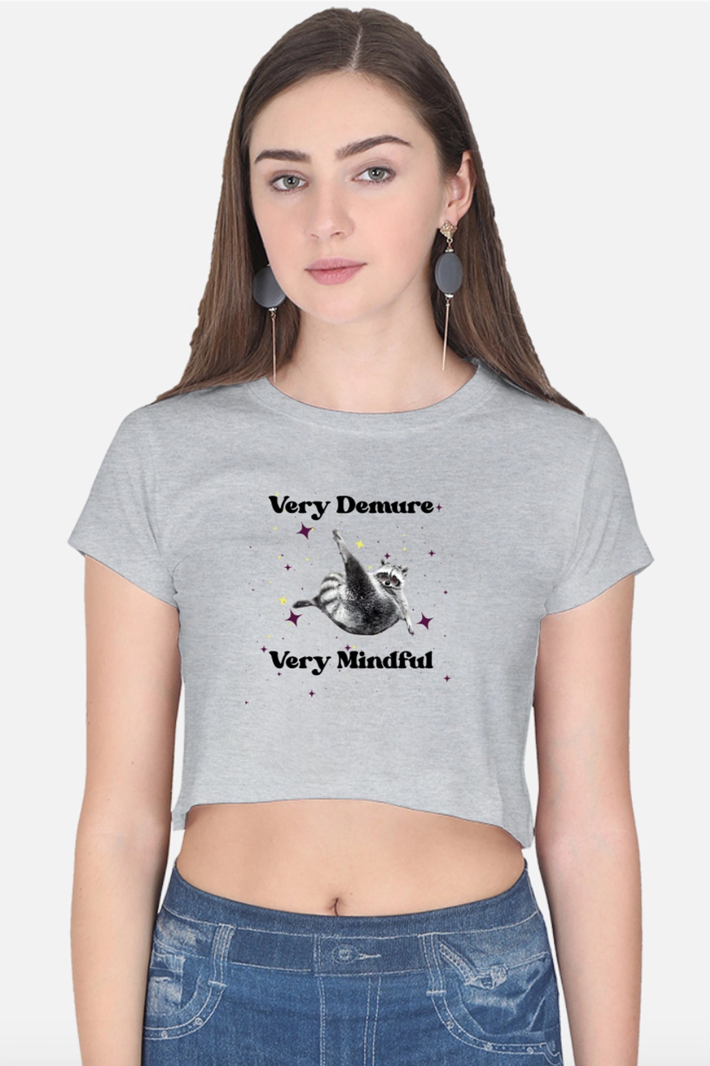 Very Demure, Very Mindful Crop Top