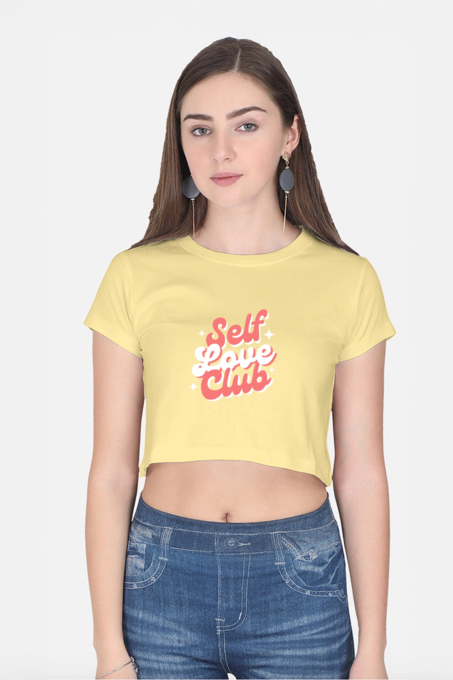 Self Love Club Crop Top