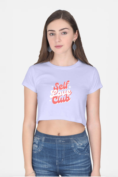 Self Love Club Crop Top