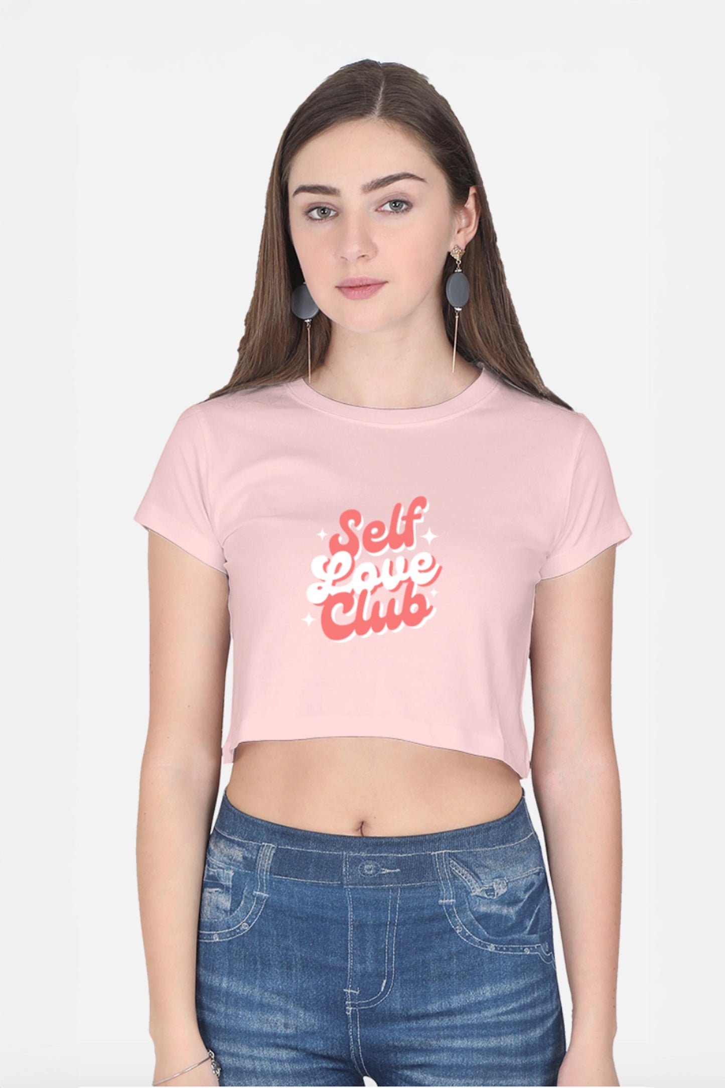 Self Love Club Crop Top
