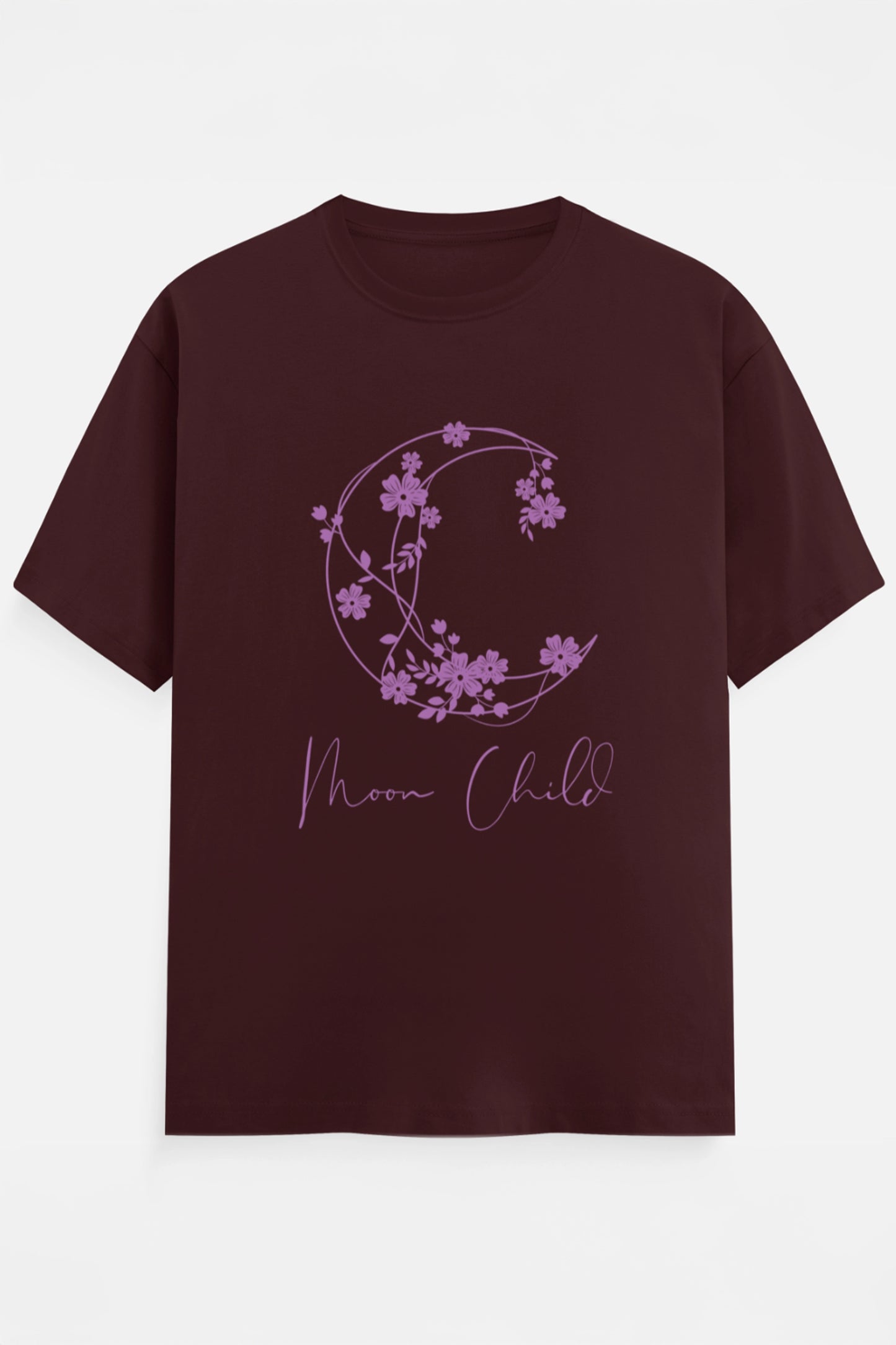 Moon Child Purple Design T-Shirts
