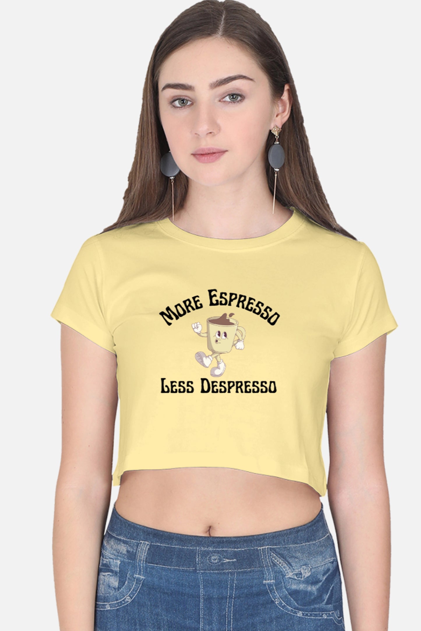 More Espresso Crop Top
