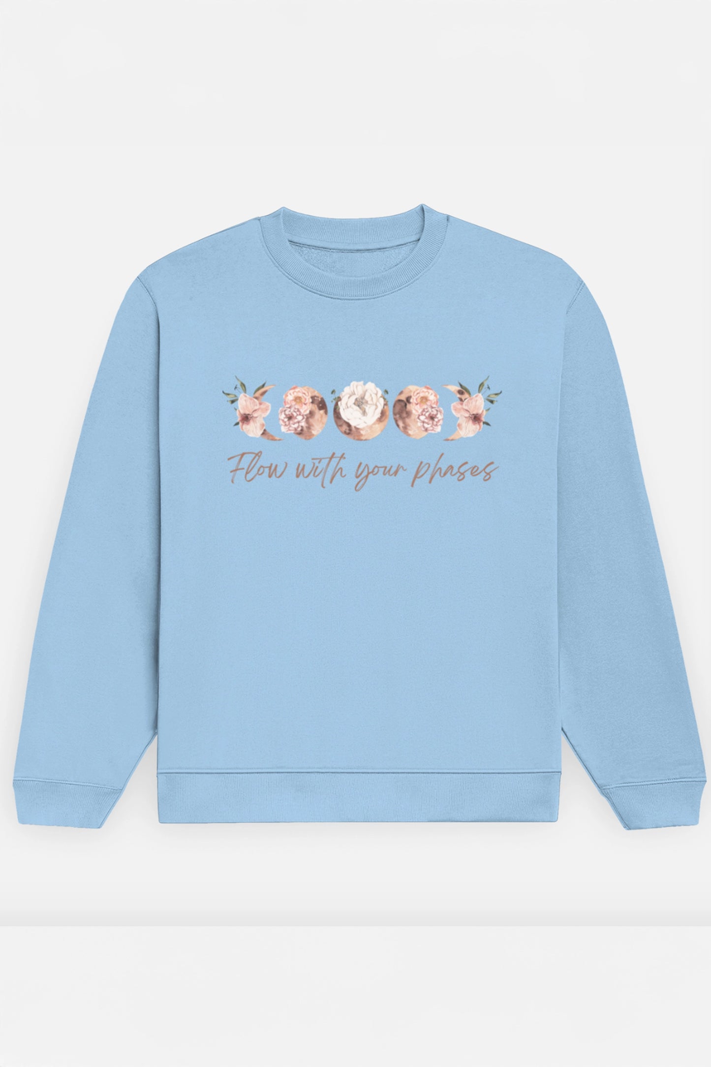 Flow with your phases Sweatshirt (Peach)