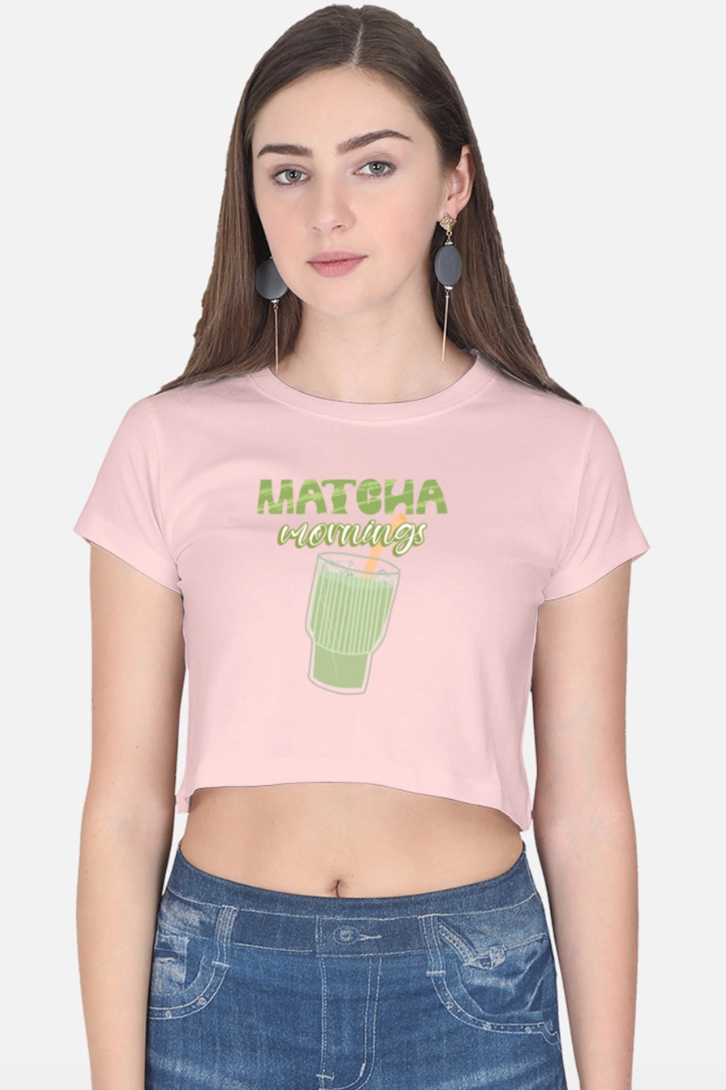 Matcha Mornings Crop Top