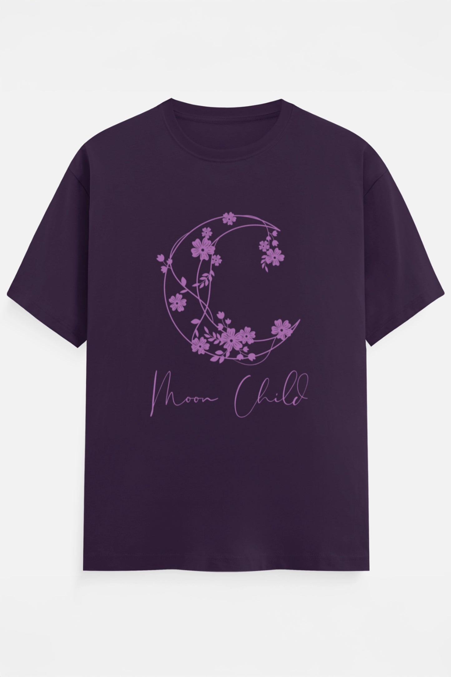 Moon Child Purple Design T-Shirts