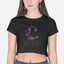 Moon Child Purple Design Crop Top