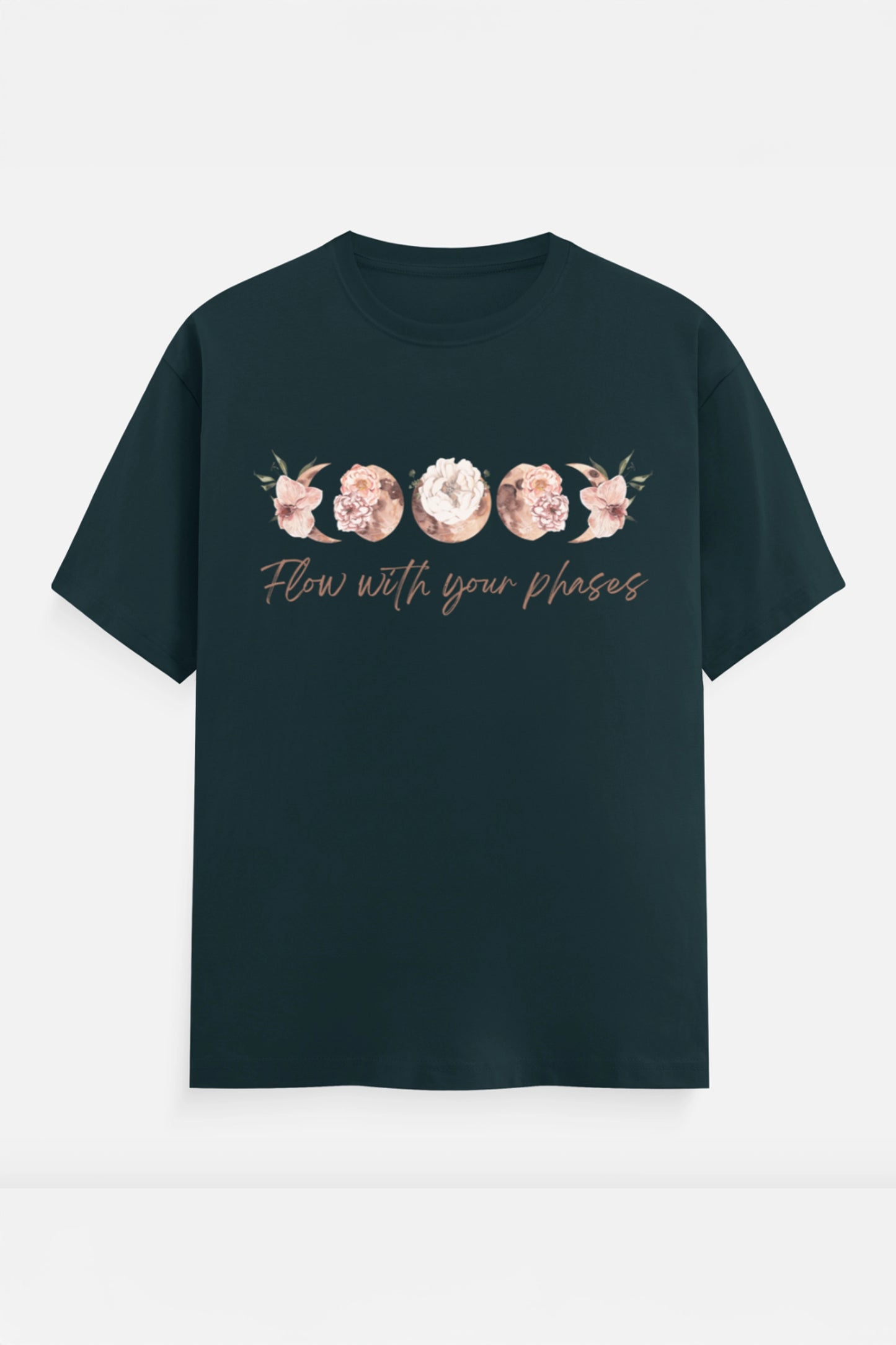 Flow with your phases T-Shirt (Peach)